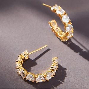 Crystal Hoop Earrings